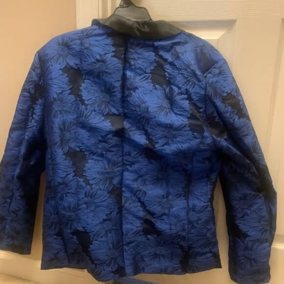 Blue Blazer Top